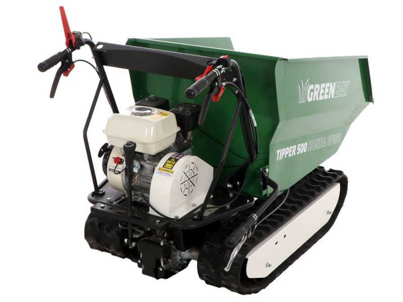 GreenBay Tipper 500 Dumper Tracked Power Barrow- Honda GP160 Engine