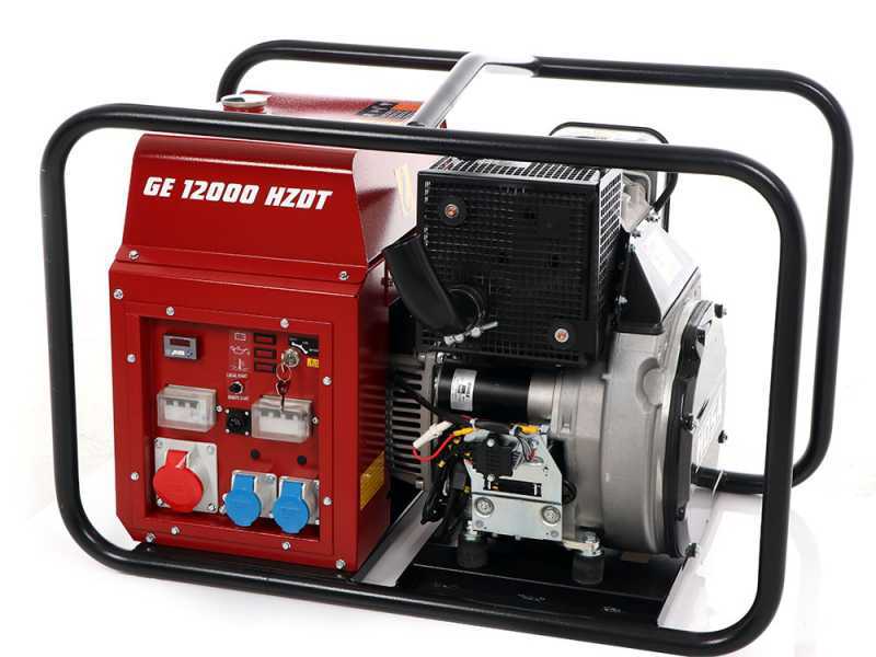 MOSA GE 12000 HZDT - Diesel generator 9.6 kW - Continuous 8.8 kW Three-phase - Hatz 1D90 engine