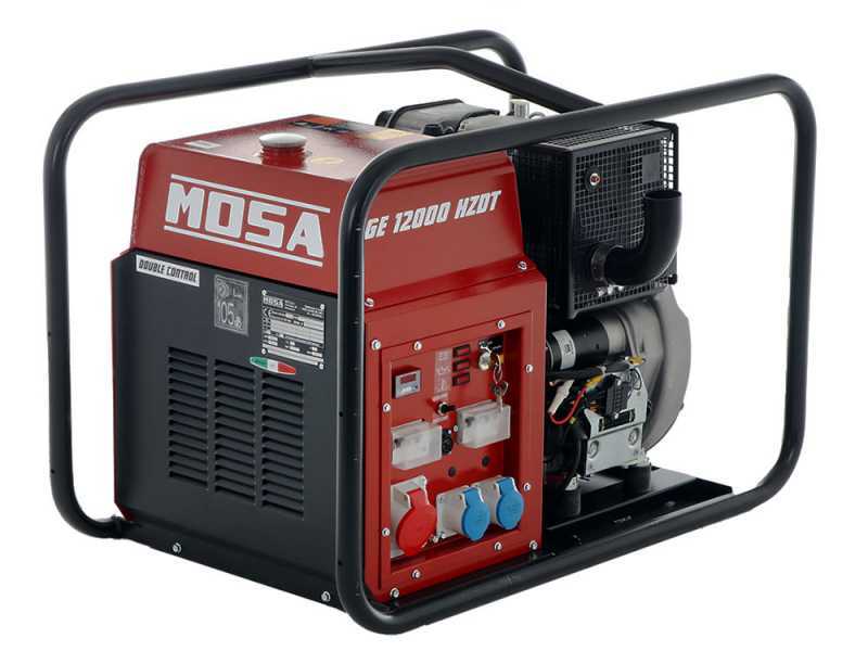MOSA GE 12000 HZDT - Diesel generator 9.6 kW - Continuous 8.8 kW Three-phase - Hatz 1D90 engine