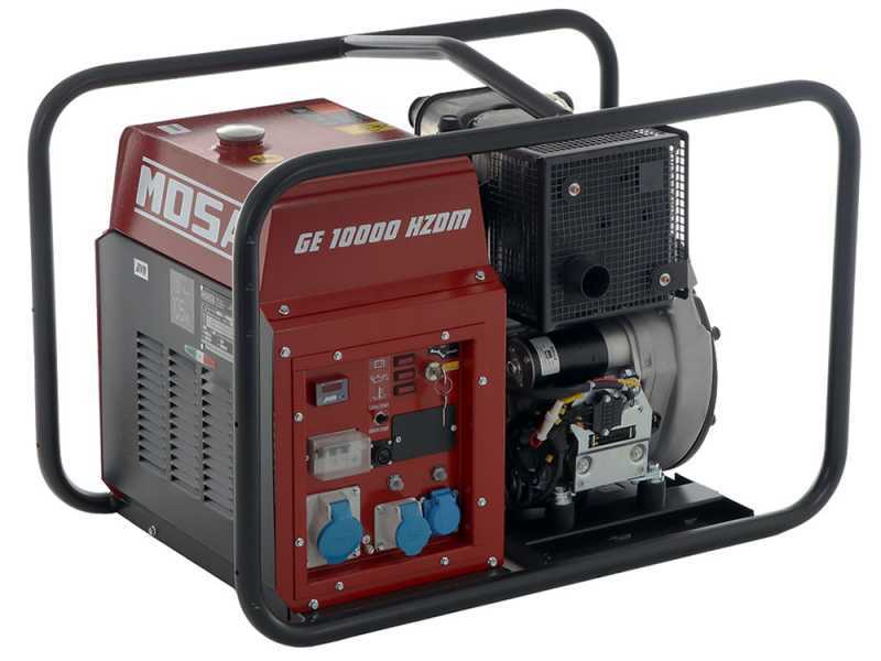 MOSA GE 10000 HZDM - 9 kW Diesel Power Generator - DC 8.1 kW Single-phase