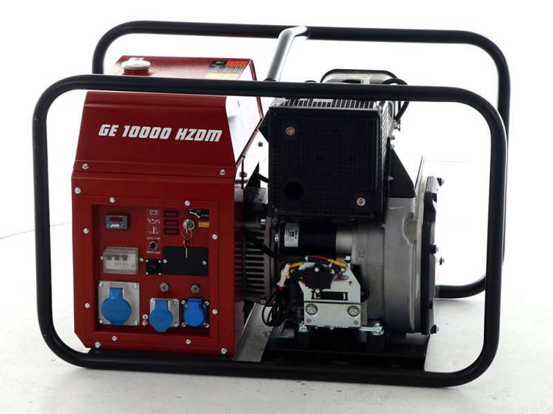MOSA GE 10000 HZDM - 9 kW Diesel Power Generator - DC 8.1 kW Single-phase