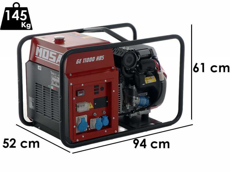 MOSA GE 11000 HBS - 9.9 kW Diesel Power Generator - DC 9 kW Single-phase