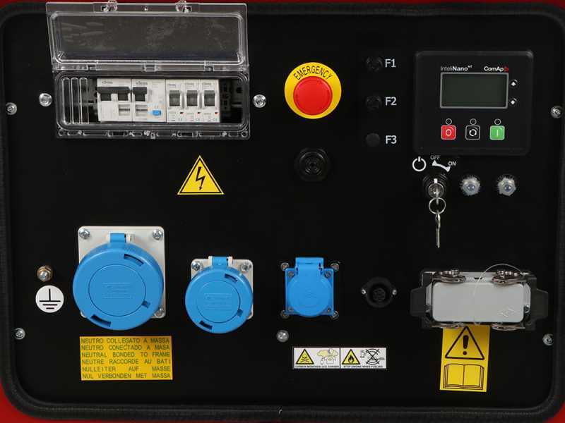 MOSA GE SX-9000 KDM - 8.8 kW Diesel Silenced Power Generator - DC 7.5 kW Single-phase