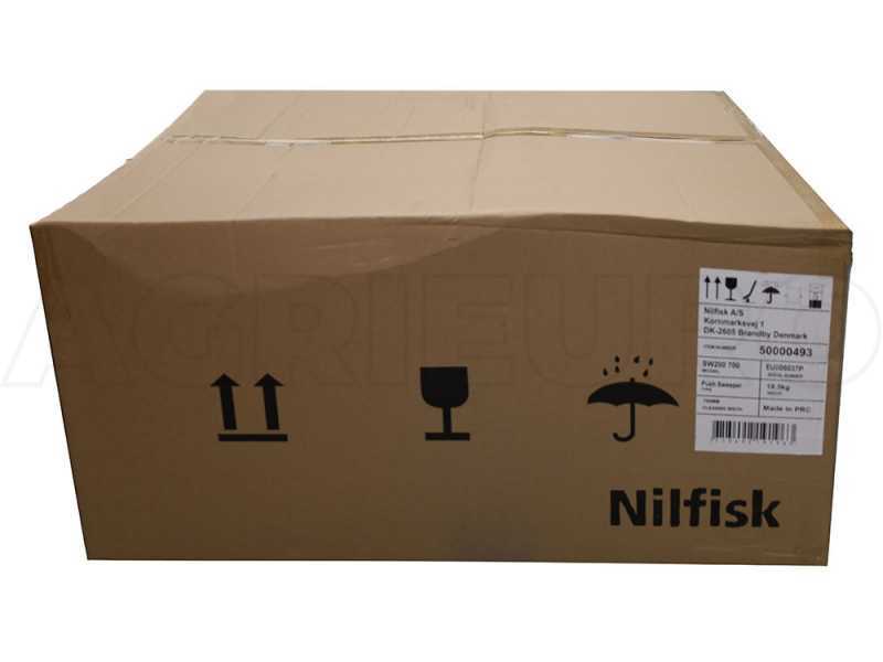 Nilfisk SW 250 Manual Hand Push Sweeper with collection basket