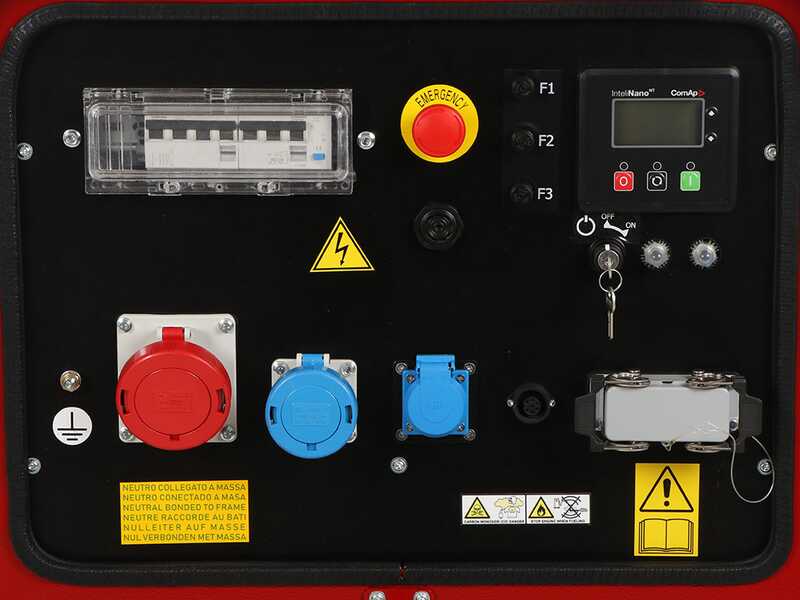 MOSA GE SX-11000 KDT - Silenced diesel generator 8.8 kW - Continuous 8 kW Three-phase - Kohler KDW702 engine