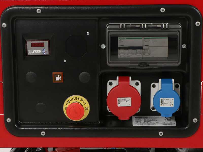 TecnoGen H15000TELX - 10.4 kW Petrol Power Generator - DC 9.4 kW Three-phase
