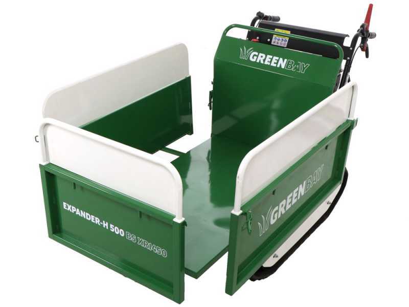 GreenBay EXPANDER-H 500 Tracked Power Barrow - BS XR1450 Engine - Hydraulic body