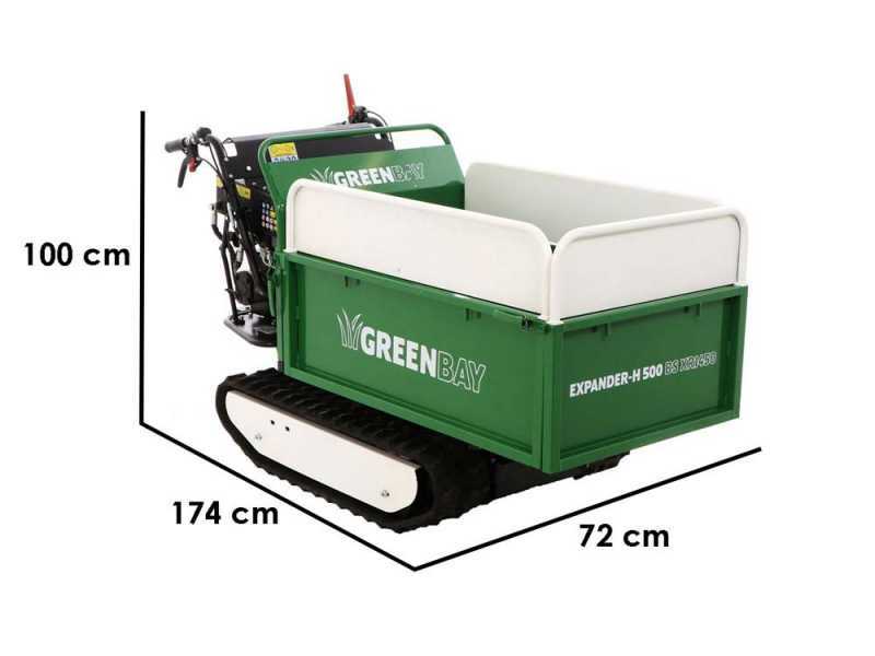 GreenBay EXPANDER-H 500 Tracked Power Barrow - BS XR1450 Engine - Hydraulic body