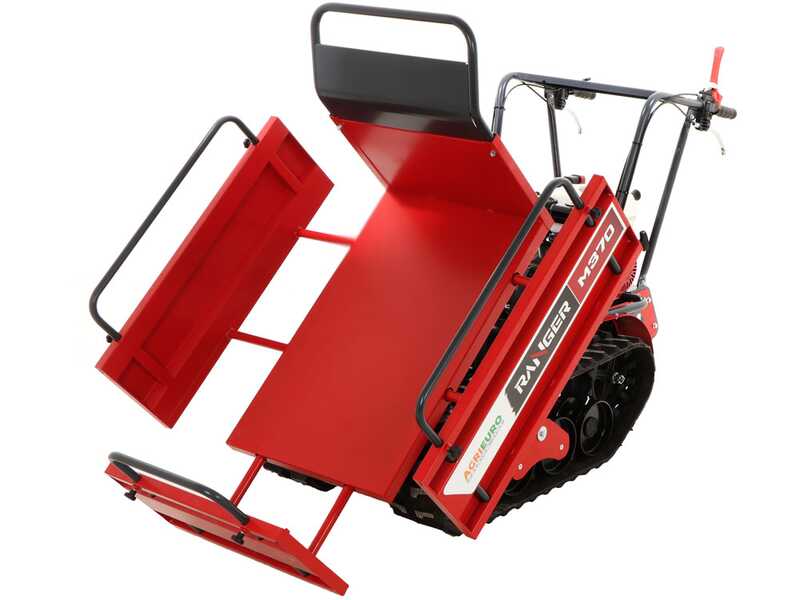 Ranger M370-E Extendable Tracked Power Barrow - Honda GX160 Engine - Electric start