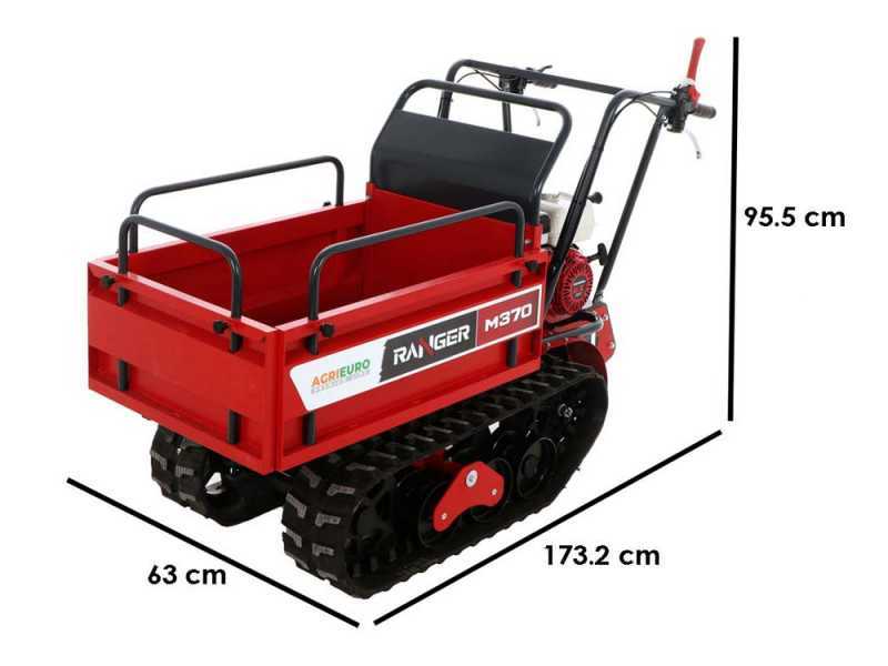 Ranger M370 Extendable Tracked Power Barrow - Honda GX160 Engine