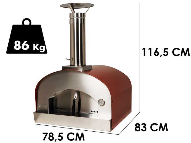 Seven Italy Persefone Rosso - Wood-Fired Oven 