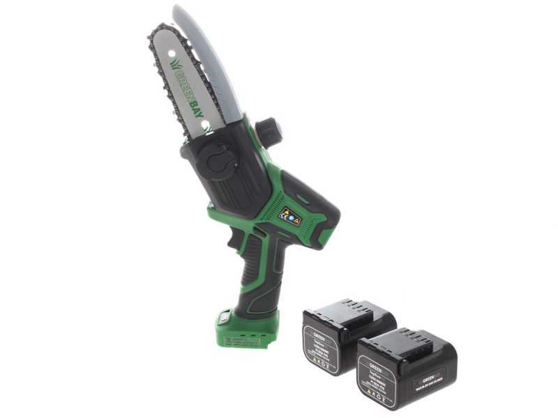 GreenBay TopSaw 5C Battery-Powered Pruner on Rod - 2X16.8 V - 2 Ah