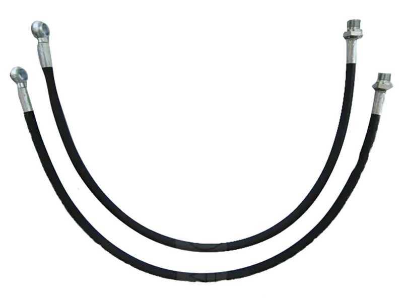 Pair of Hydraulic Hoses for Farm Tractor Hydraulic Top Link