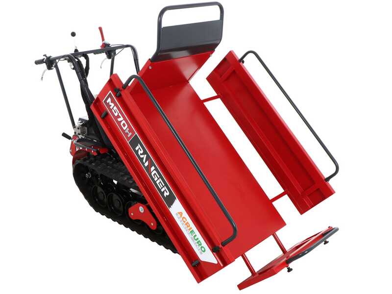 Ranger M570 H Extendable Tracked Power Barrow - Honda GX200 Engine