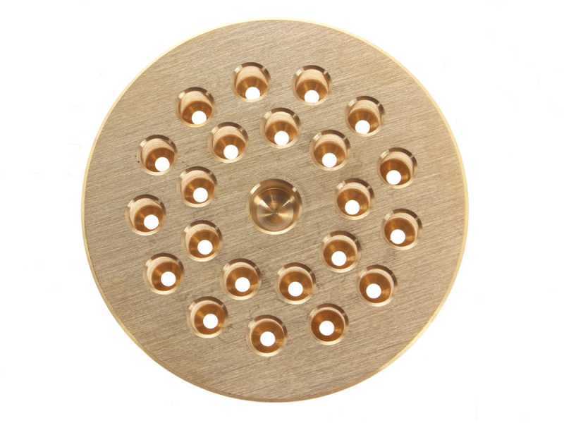 Fama Industrie Bronze Pasta Die Plate for Spaghetti - Medium - Large