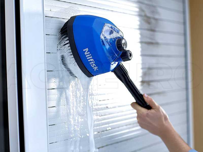 Nilfisk 3 in 1 Multi Brush Kit for Cars, Wheel Rims and Garden