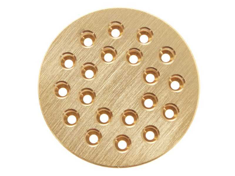 Fama Industrie Bronze Pasta Die Plate for Bigoli - Mini