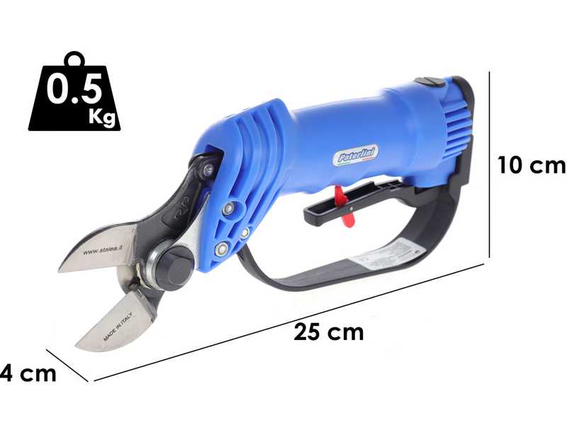 Paterlini Baby Professional Pneumatic Pruning Shears - double-cut - Air-operated