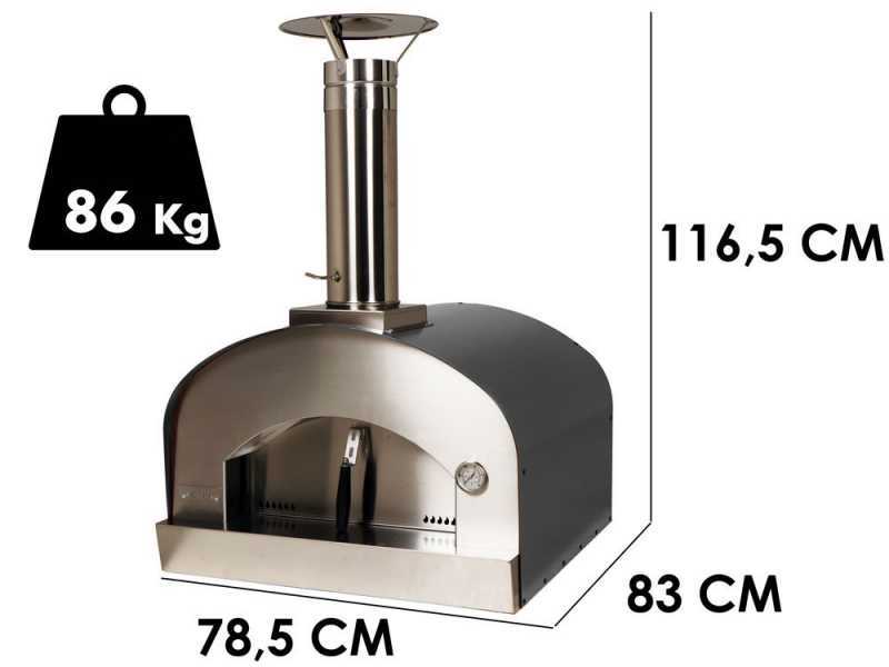 Seven Italy Persefone Antracite - Wood-fired Oven