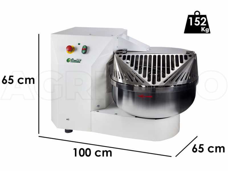 FIMAR FF30N - Fork dough mixer - Three-phase - 30 Kg - 2 speeds