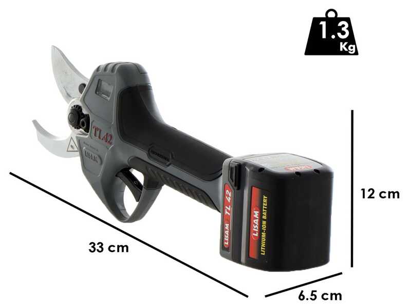 LISAM TL 42 Electric Pruning Shears - 2x25.2V 2.5Ah