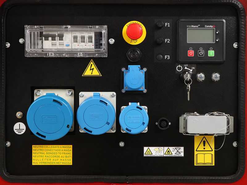 MOSA GE SX 16000 KDM - 14.4 kW Diesel Silenced Power Generator - DC 13.2 kW Single-phase
