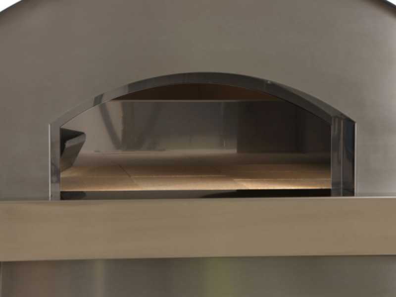 Seven Italy Eros Antracite - Outdoor Wood-fired Oven with Cart