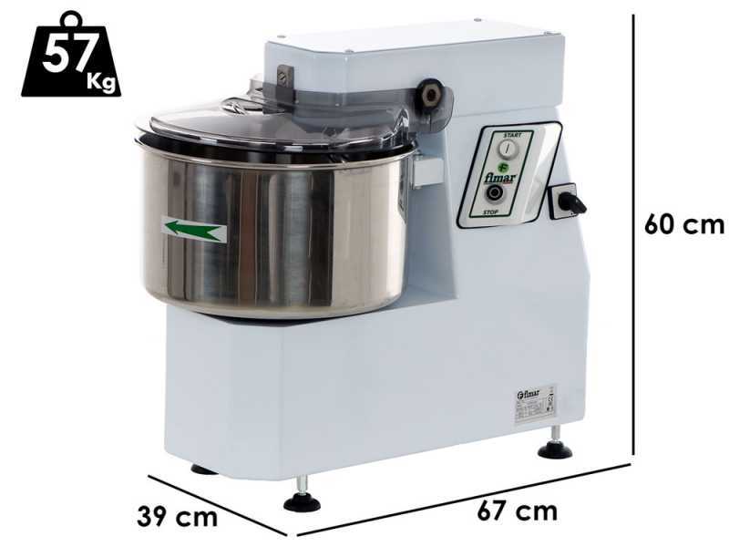 FIMAR 18SN - Spiral Mixer - Three-phase - 18 Kg - 2 Speeds