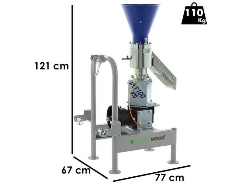 Smartwood PLT-100 PTO - Tractor-mounted Wood Pellet Machine