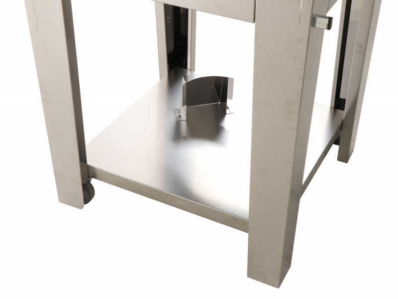 Seven Italy Ade Rosso - Outdoor Wood-fired Oven with Cart