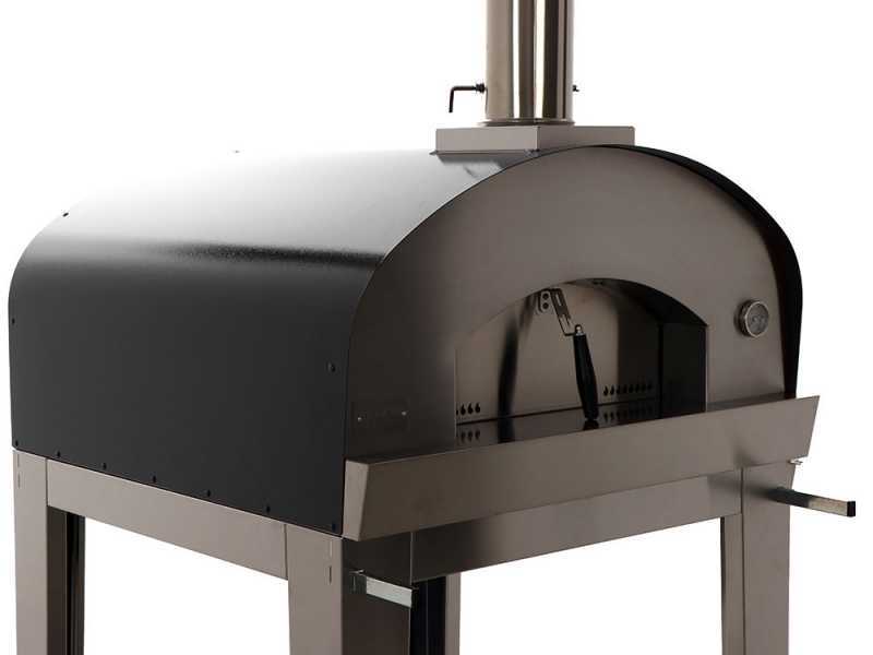 Seven Italy Ade Antracite - Outdoor Wood-fired Oven with Cart