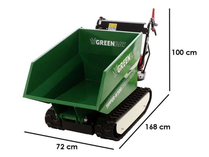 GreenBay Tipper-H 500 crawler dumper - Honda GX270 engine