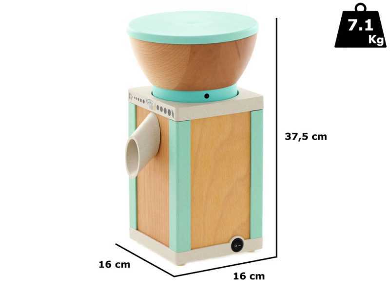 Komo KoMoMio Aqua Green - Beechwood Flour Stone Mill - 360W