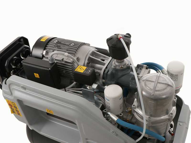 ABAC SPINN D2.2 90W 10 230/50 - Silenced single-phase rotary screw compressor - 3 HP motor - 90 litres