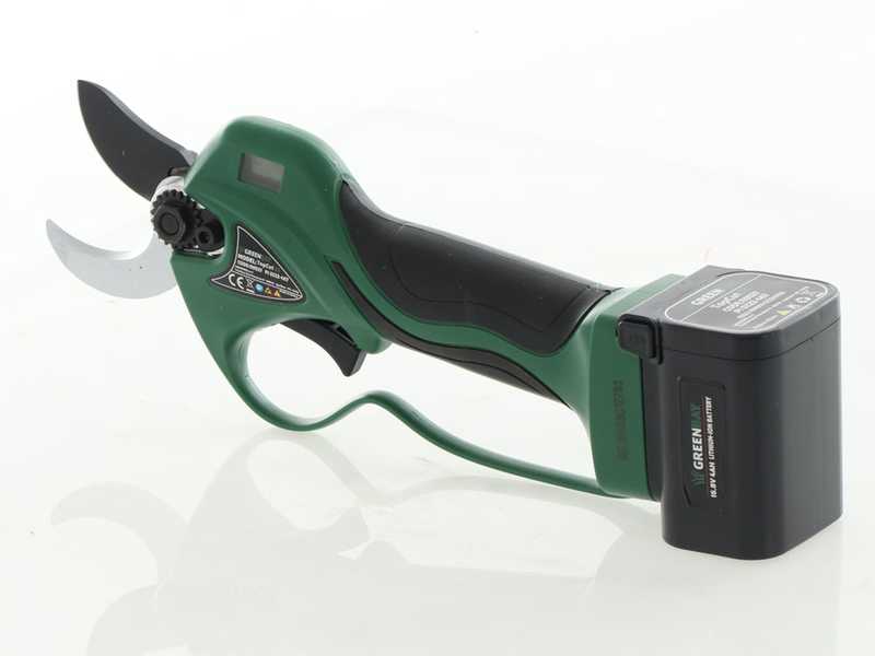 GreenBay TopCut 33 Electric Pruning Shears 2x 16.8 V 4Ah Batteries