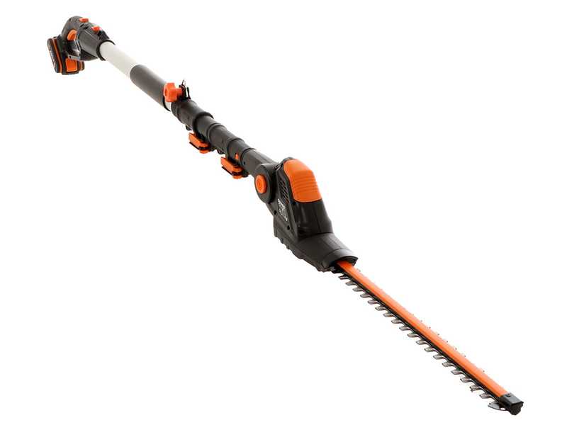 Worx WG908E - Pruner - Multifunctional cordless pole-mounted hedge trimmer - 20V 2Ah battery