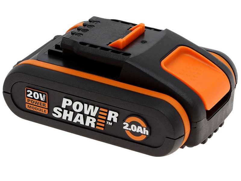Worx WG908E - Pruner - Multifunctional cordless pole-mounted hedge trimmer - 20V 2Ah battery