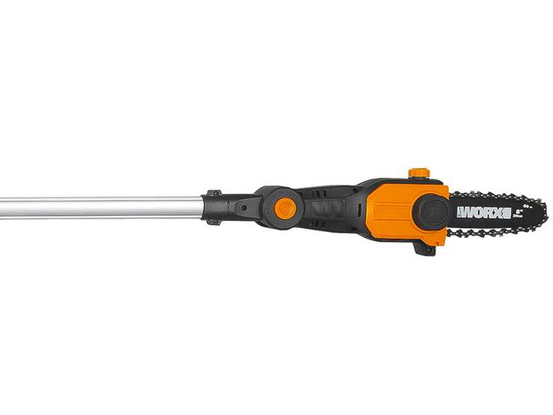 Worx WG908E - Pruner - Multifunctional cordless pole-mounted hedge trimmer - 20V 2Ah battery
