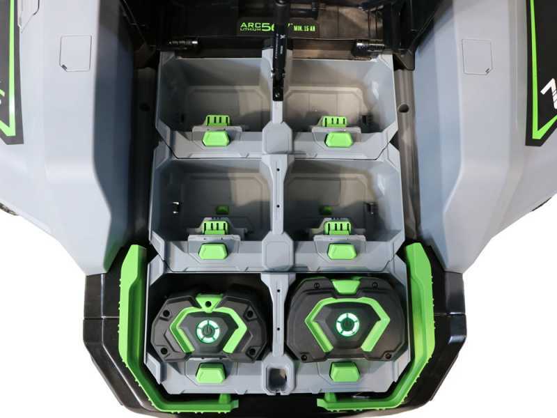 EGO  Z6 ZERO TURN ZT4201E-S - 56V/15Ah Battery-powered Riding-on Mower - Zero-turn