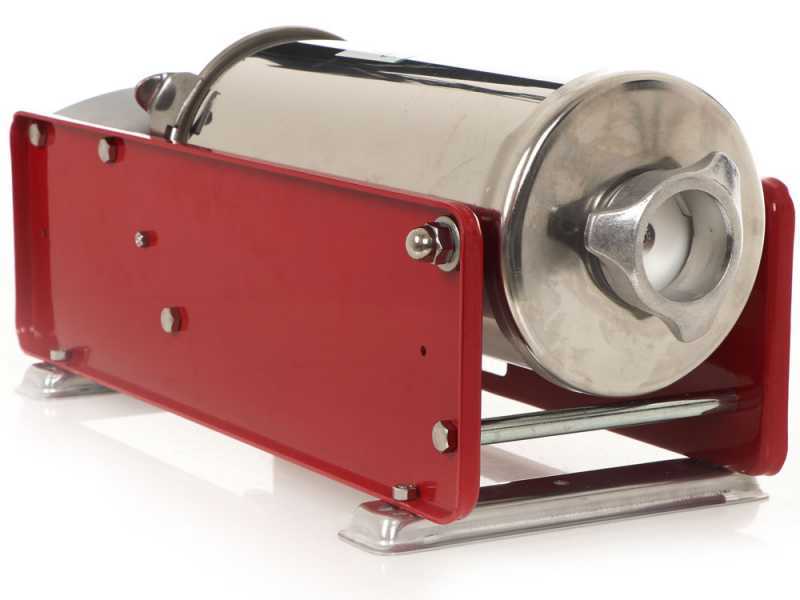 Tre Spade Mod. 10 Red - 10 Kg Manual Sausage Stuffer - 2 Speeds