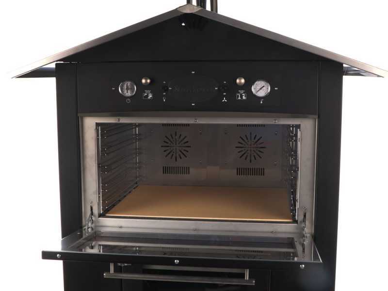 Rossofuoco Sedicinoni 80 Black- Outdoor Wood-fired Oven 