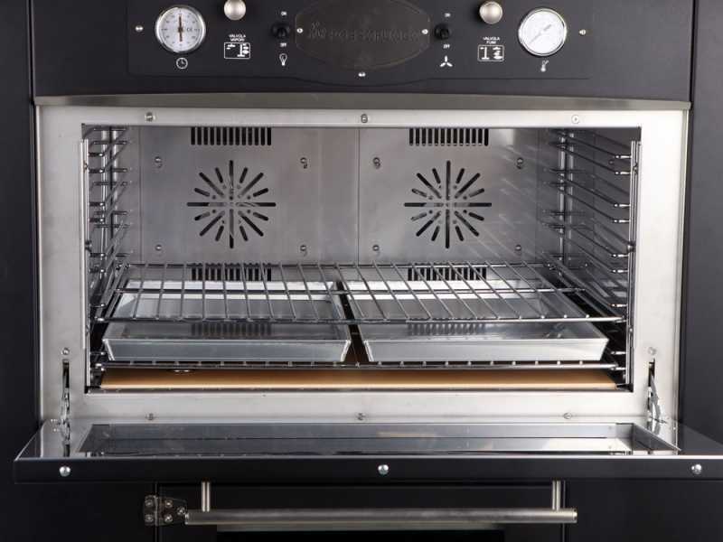Rossofuoco Sedicinoni 80 Black- Outdoor Wood-fired Oven 