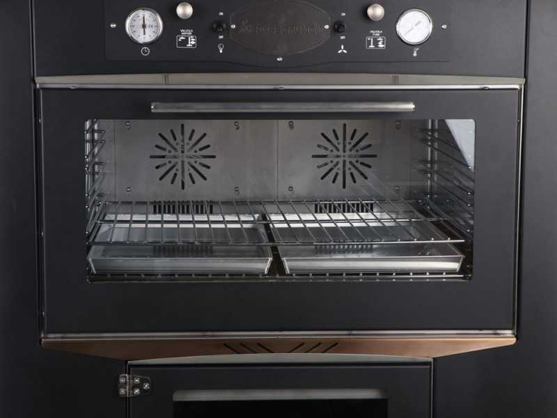 Rossofuoco Sedicinoni 80 Black- Outdoor Wood-fired Oven 