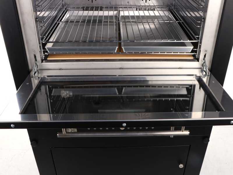 Rossofuoco Sedicinoni 80 Black- Outdoor Wood-fired Oven 