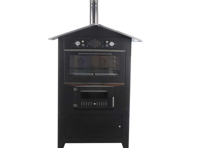 Rossofuoco Sedicinoni 80 Black- Outdoor Wood-fired Oven 