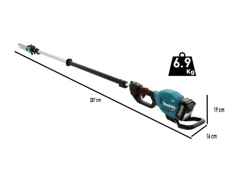 Makita UA004GZ Battery-powered Electric Pruner on telescopic Pole - 40 V - Without Battery and Battery Charger
