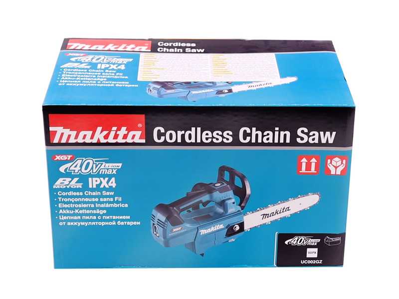 Makita UC002GZ - Battery-powered Electric Chainsaw - 25 cm Blade - WITHOUT BATTERY AND CHARGER