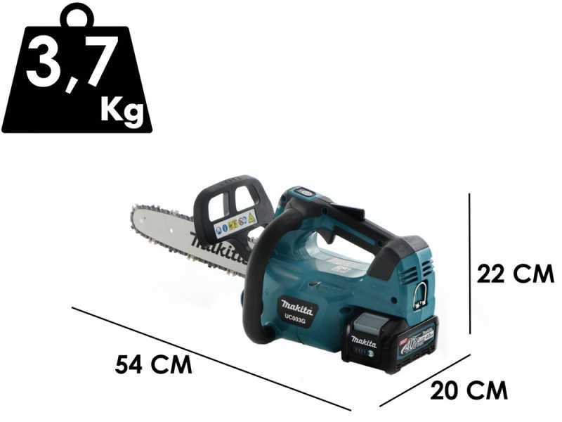 Makita UC003GZ - Battery-powered Electric Chainsaw - 30 cm Blade - WITHOUT BATTERY AND CHARGER