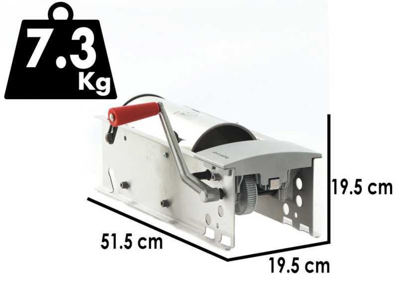 Tre Spade Mod. Star 5 INOX - 5 Kg Manual Sausage Stuffer - 2 Speeds