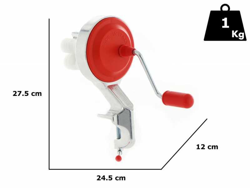 MAMMAMIA Little Mama -  Manual Aluminium Steel Pasta Maker